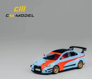 CM Model Mitsubishi Lancer Evo X Varis Widebody Orange & Blue