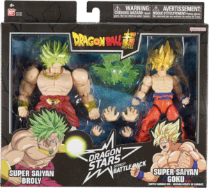 Figuras - Dragon ball - Super Saiyan Broly & Super Saiyan Goku