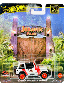 Hot Wheels Premium Jurassic Park '92 Jeep Wrangler Sahara